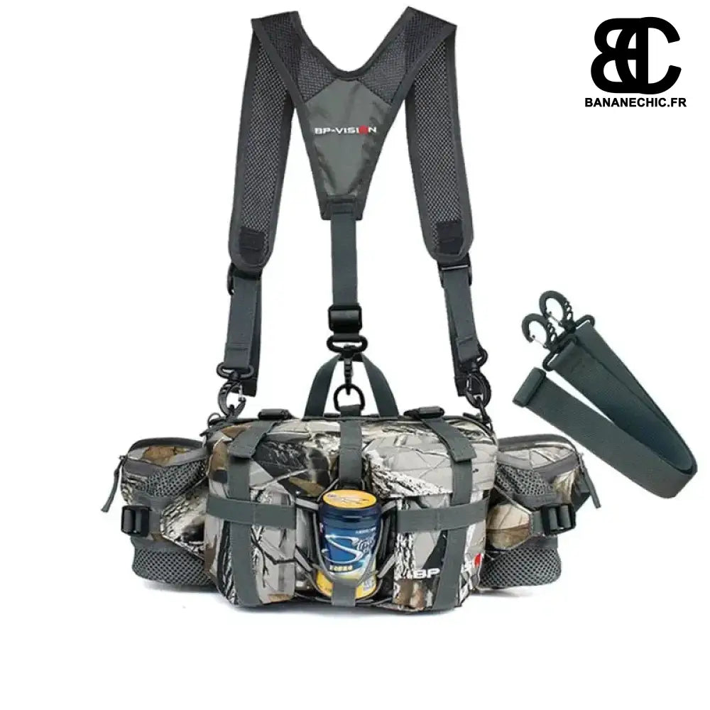 Sac Banane Randonée Léger et Pratique - Gris - Sac Banane -