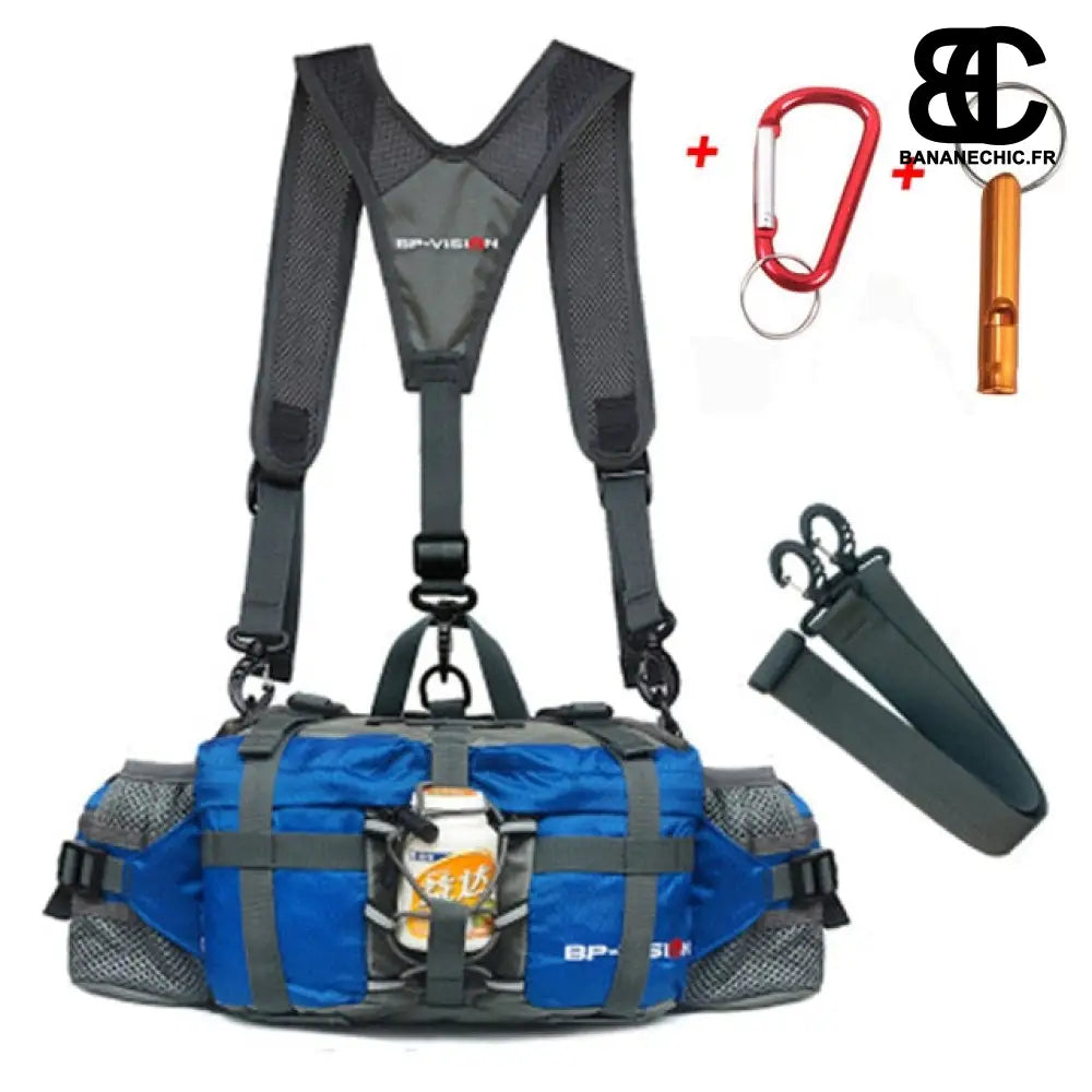 Sac banane randonnée grande taille - Bleu clair - Banane -