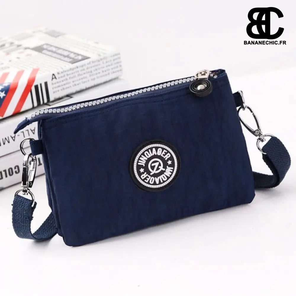 Sac banane rectangulaire noir - Bleu Marine - Banane -