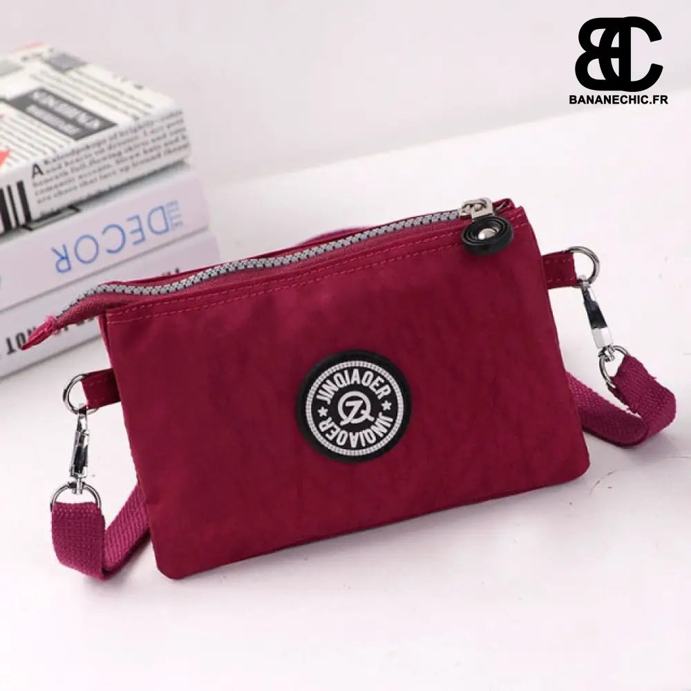 Sac banane rectangulaire noir - Bordeau - Banane - Banane