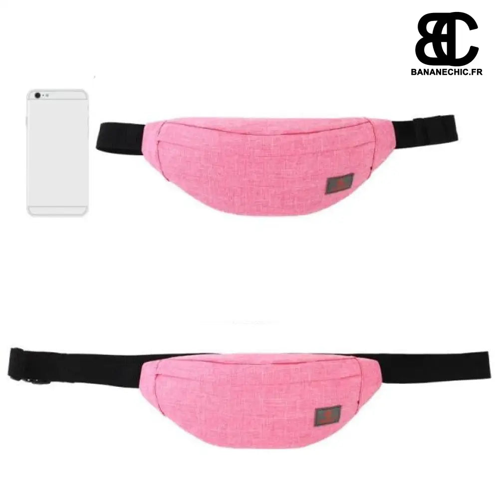 Sac banane rose femme sport - Rose - Banane - Banane Chic ™
