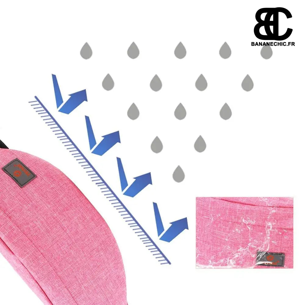 Sac banane rose femme sport - Banane - Banane Chic ™