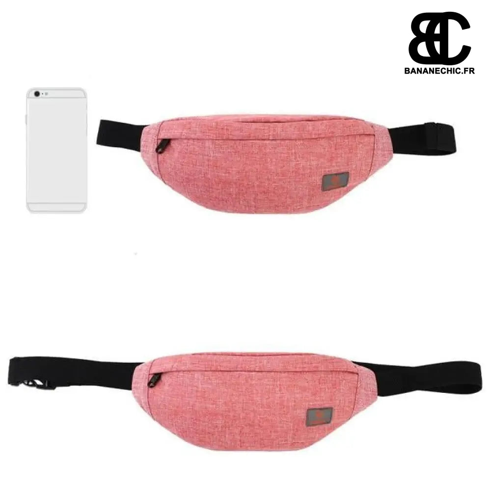 Sac banane rose femme sport - Rouge - Banane - Banane Chic ™