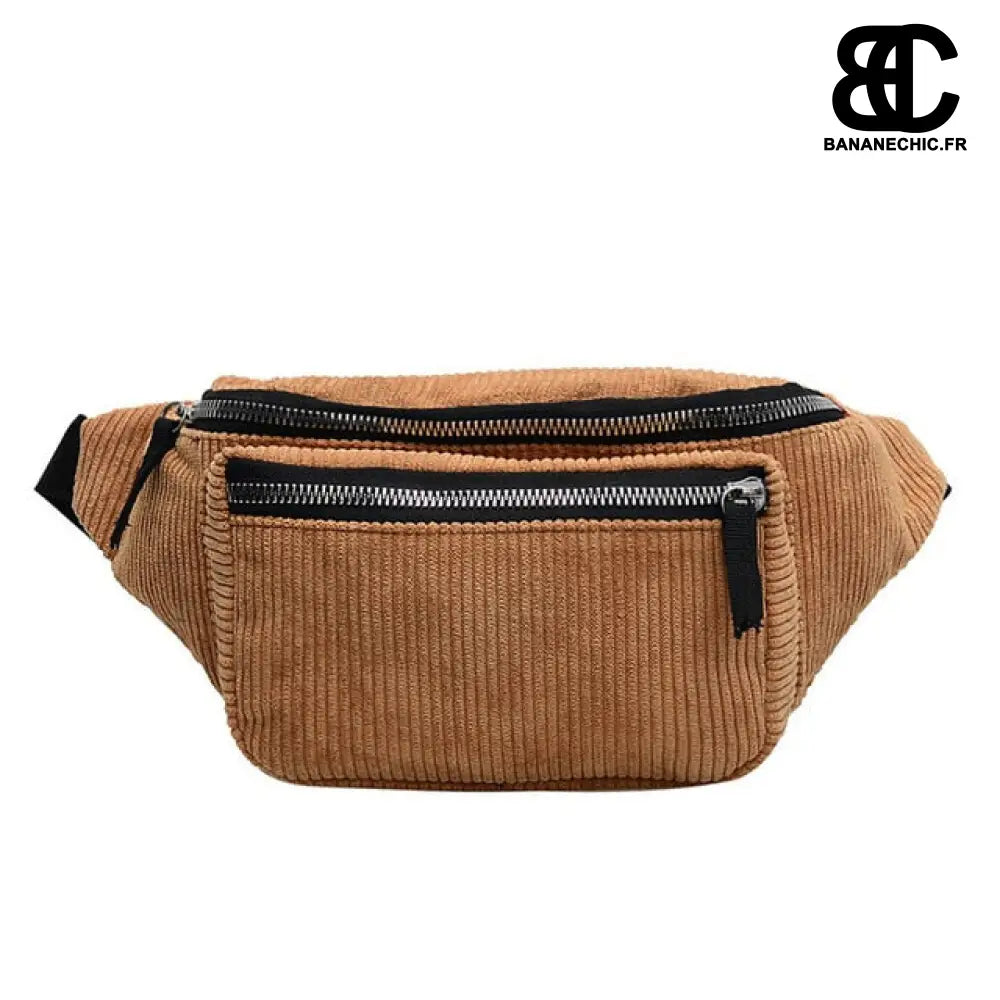 Sac banane rose pâle - Marron - Banane - Banane Chic ™