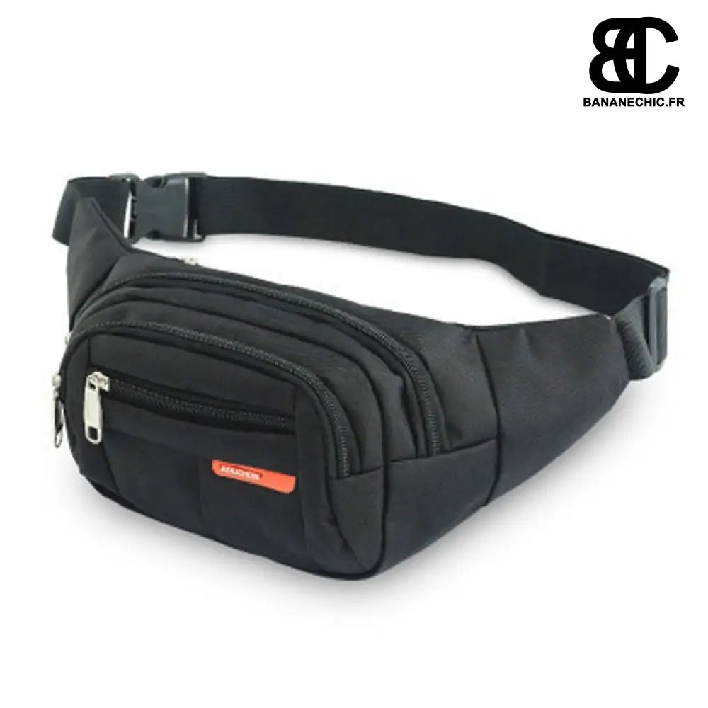 Sac banane rose pâle - Noir - Banane - Banane Chic ™