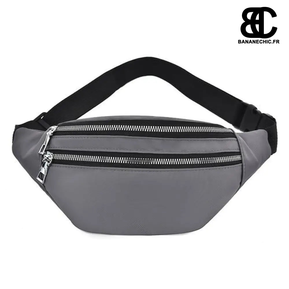 Sac banane rose pour femme - Gris - Banane - Banane Chic ™