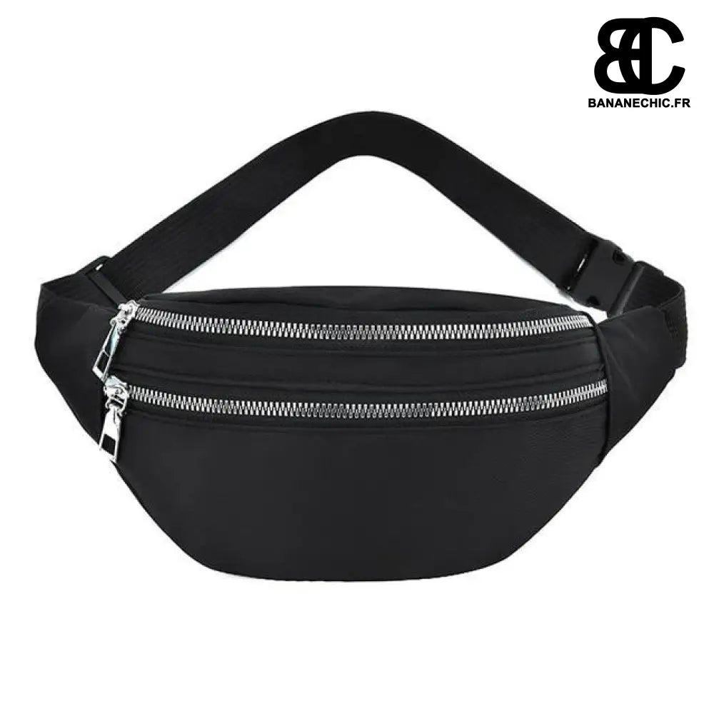 Sac banane rose pour femme - Noir - Banane - Banane Chic ™