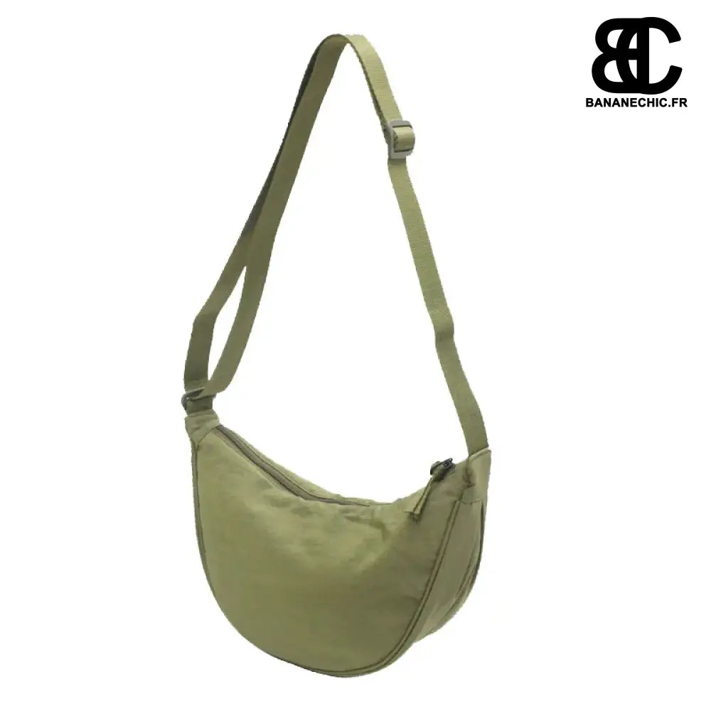 Sac banane rose souple avec bandoulière - Vert clair -