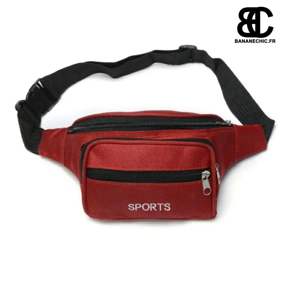 Sac banane rouge pour homme - Rouge - Banane - Banane Chic ™