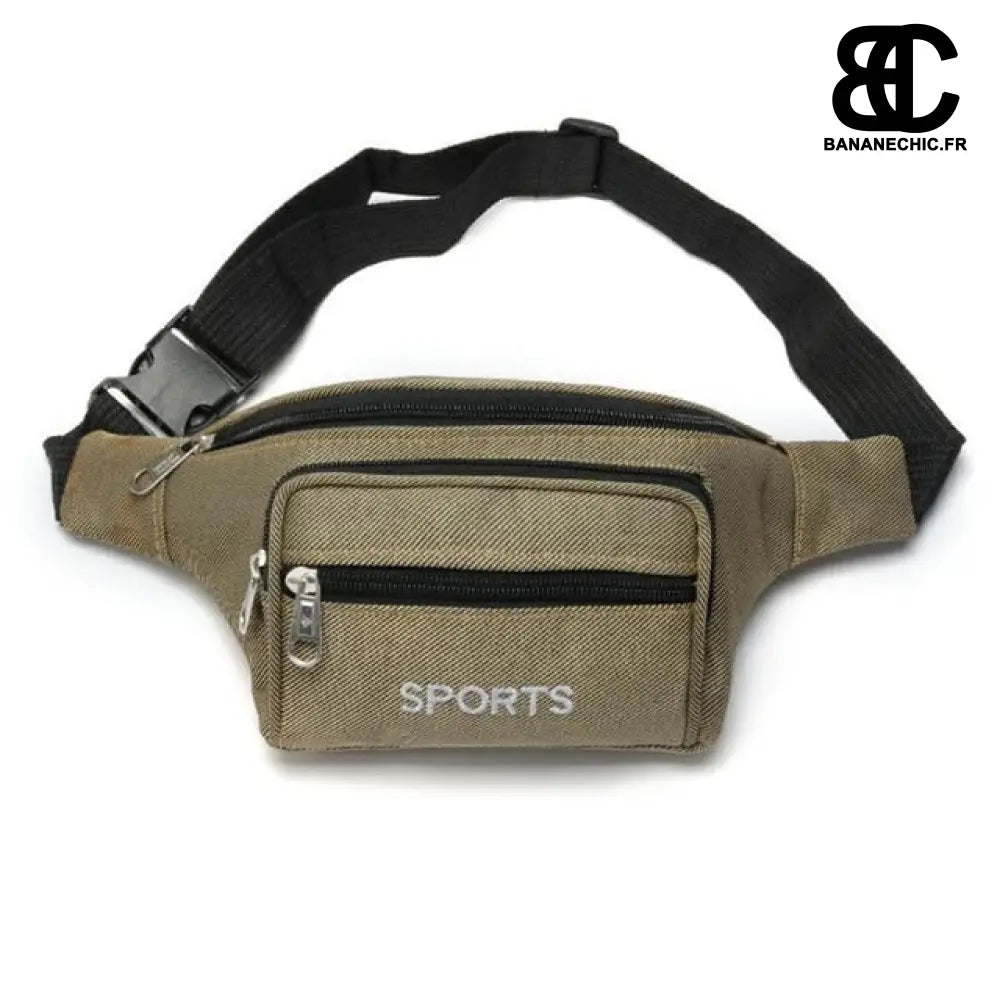 Sac banane rouge pour homme - Kaki - Banane - Banane Chic ™