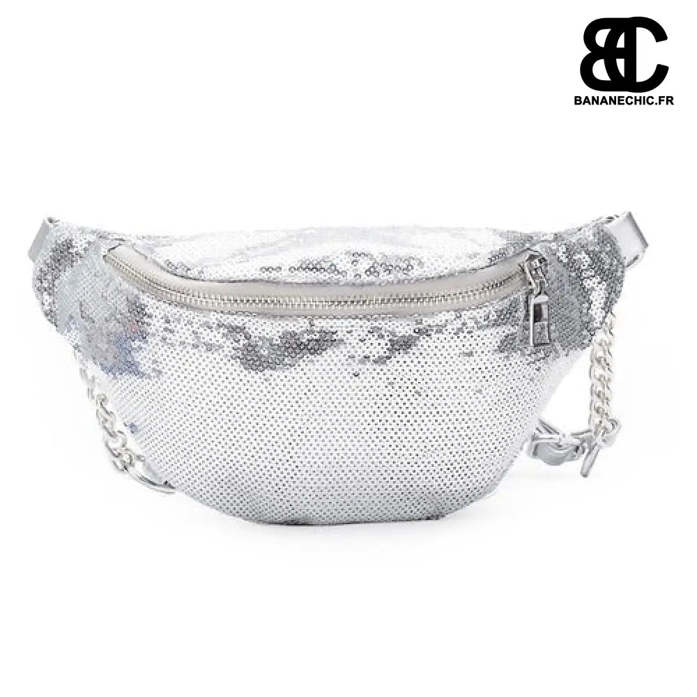 Sac Banane Sequins Brillance - Gris - Sac Banane - Banane