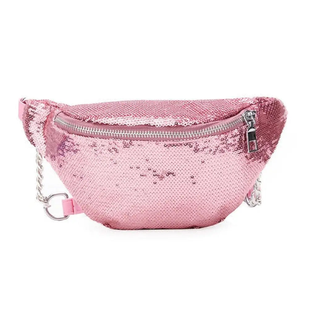 Sac Banane Sequins Brillance - Rose - Sac Banane - Banane