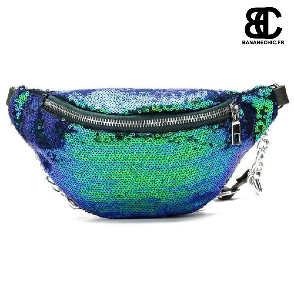 Sac Banane Sequins Brillance - Vert - Sac Banane - Banane