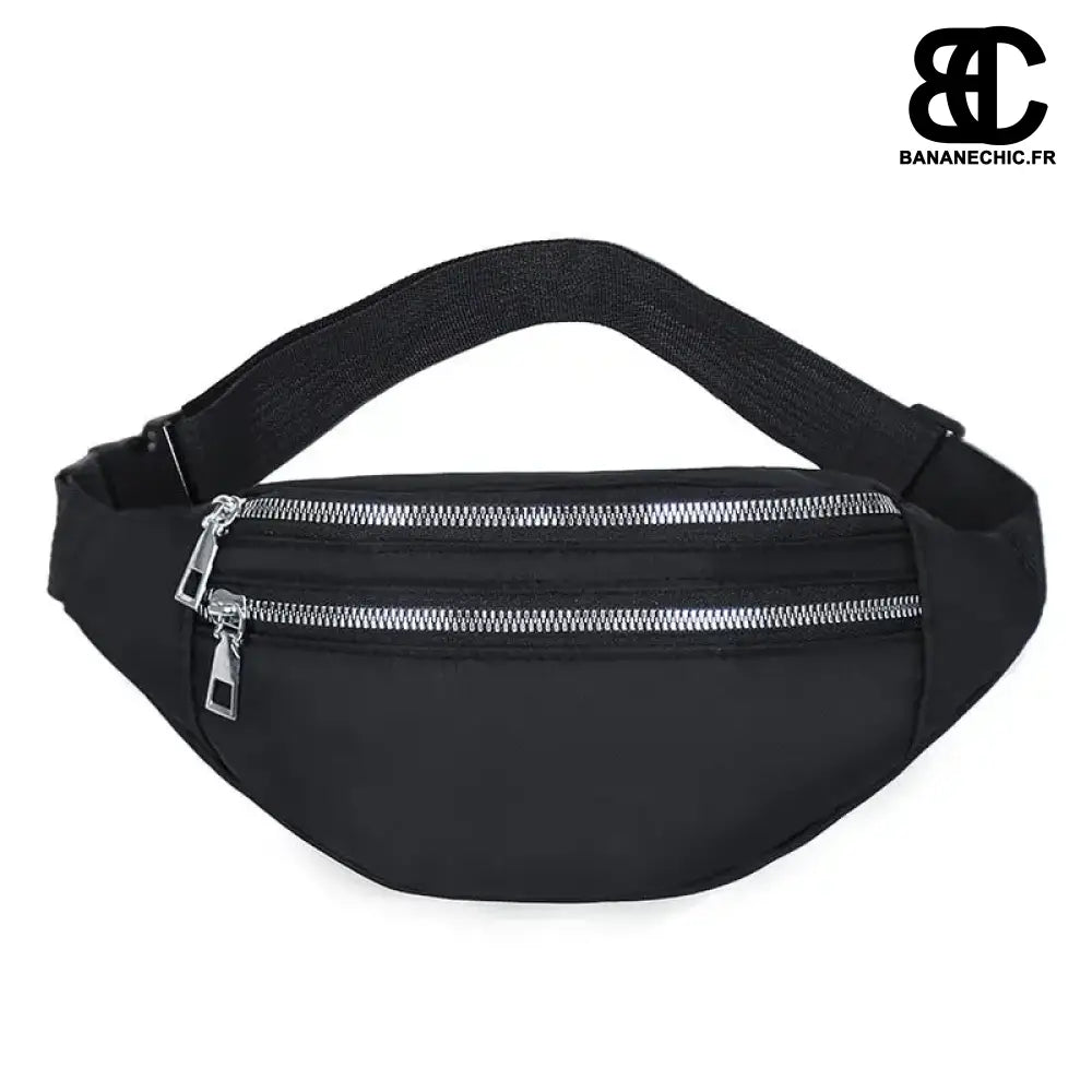 Sac Banane Simple Noir - Noir - Sac Banane - Banane Chic ™