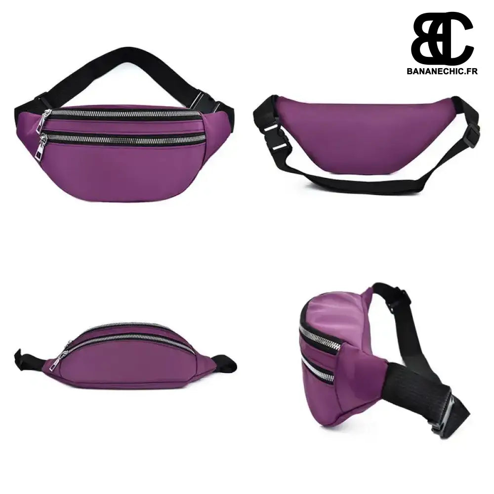 Sac Banane Simple Noir - Sac Banane - Banane Chic ™