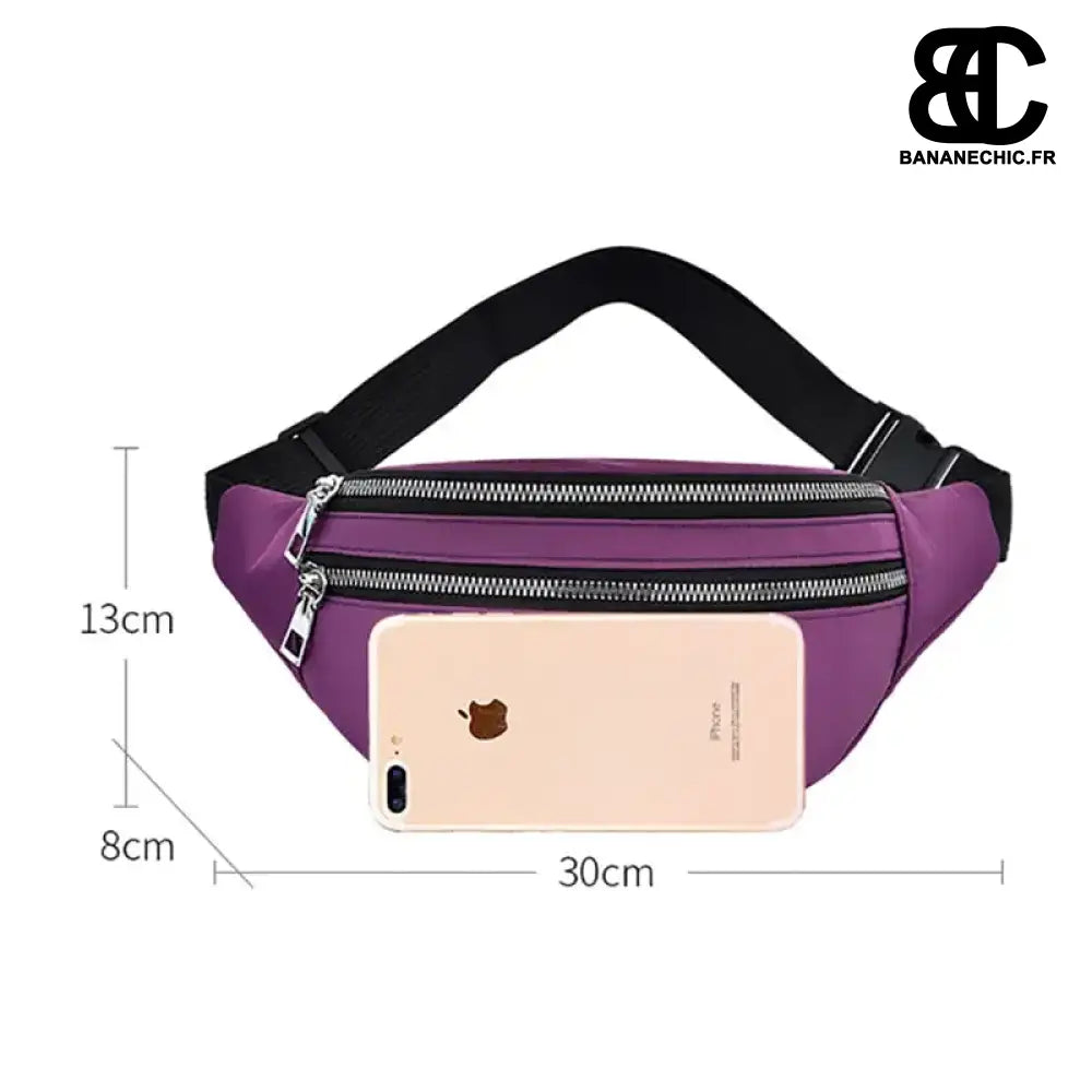 Sac Banane Simple Noir - Sac Banane - Banane Chic ™