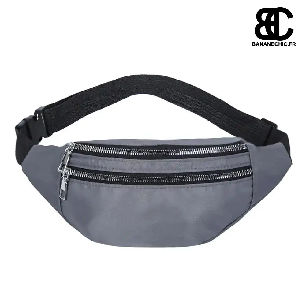 Sac Banane Simple Noir - Gris foncé - Sac Banane - Banane