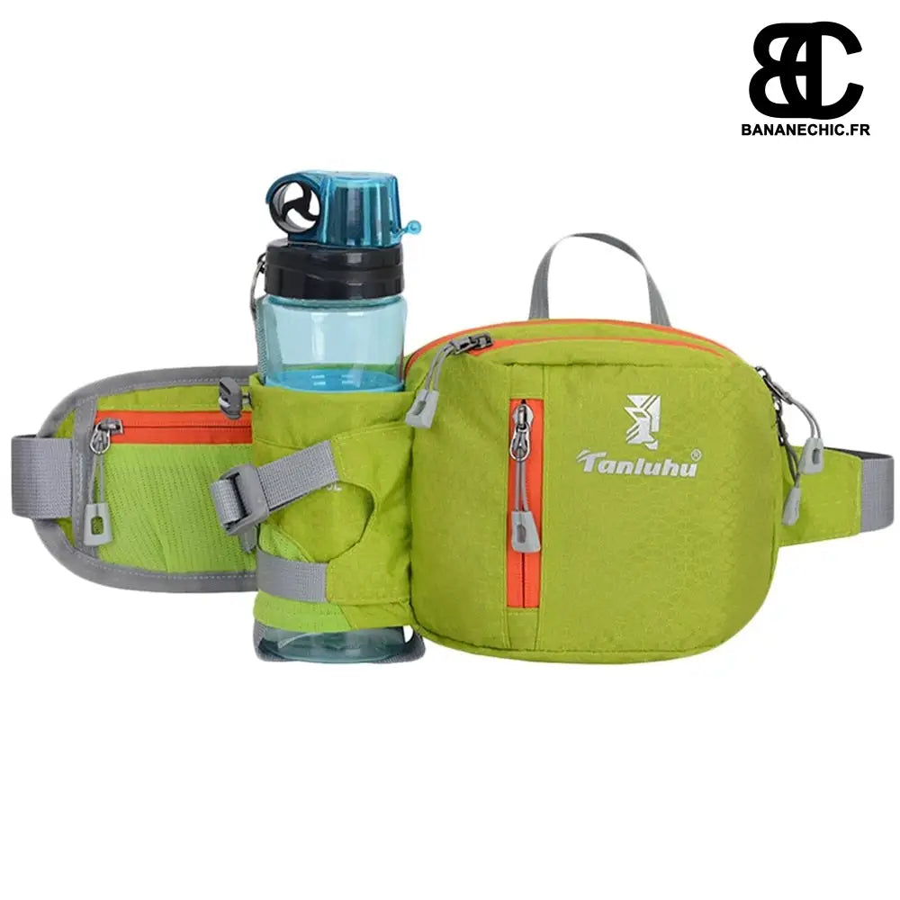 Sac banane sport avec porte bouteille - Green - banane -