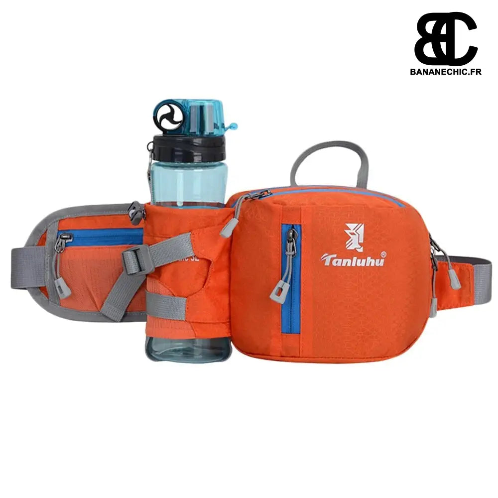 Sac banane sport avec porte bouteille - Orange - banane -