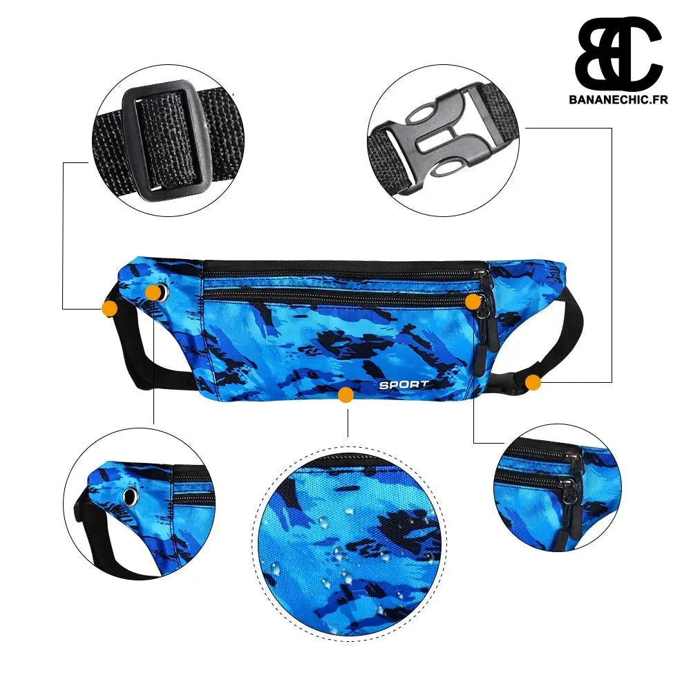 Sac banane sport bleu - Banane - Banane Chic ™