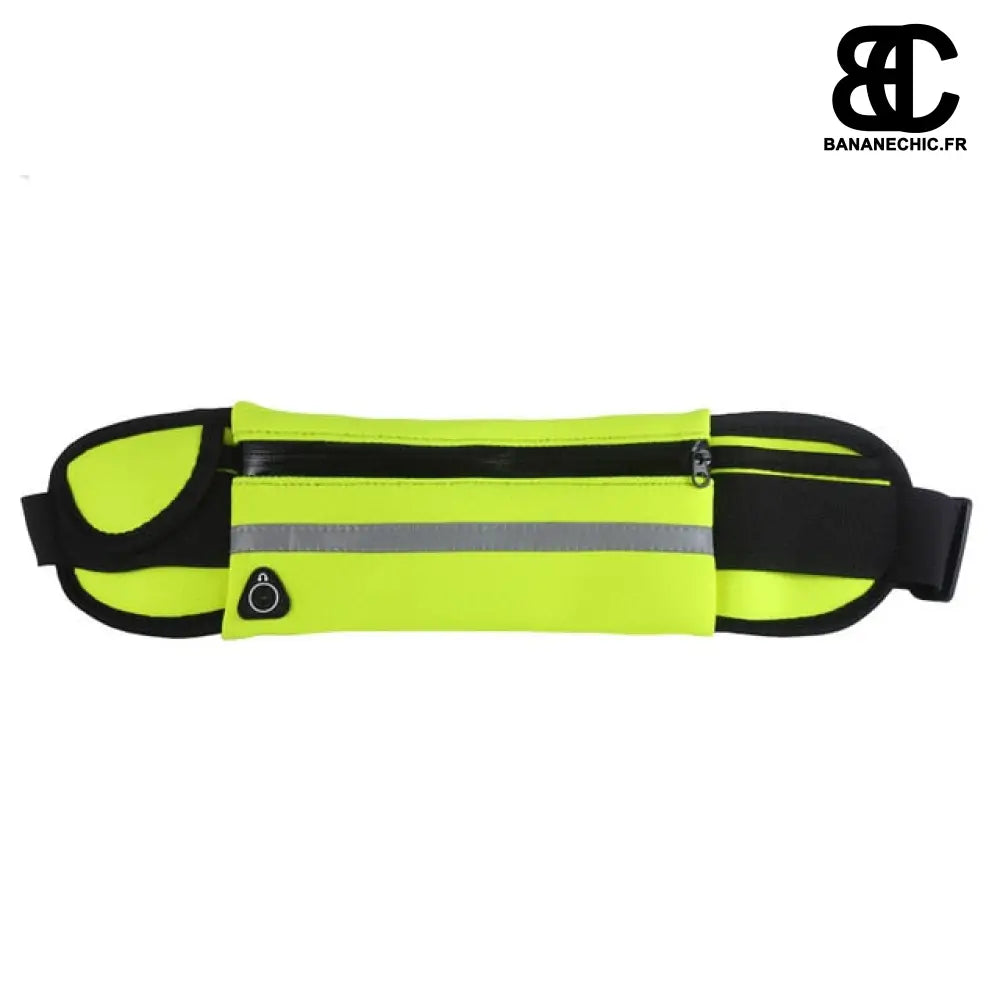 Sac banane sport-course à pied - Jaune fluo - Banane -