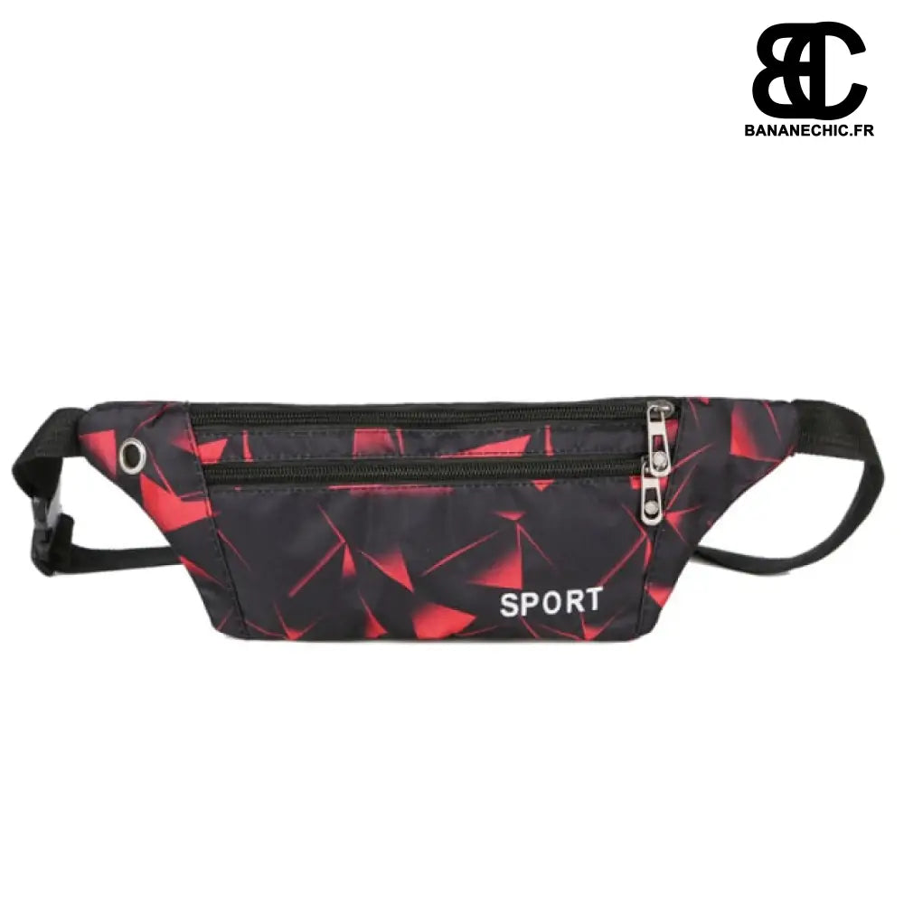 Sac banane sport écouteurs femme - Rouge - Banane - Banane