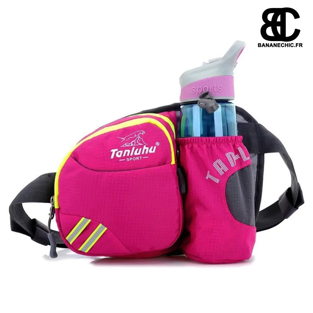 Sac banane sport femme bouteille - Rose red - banane -