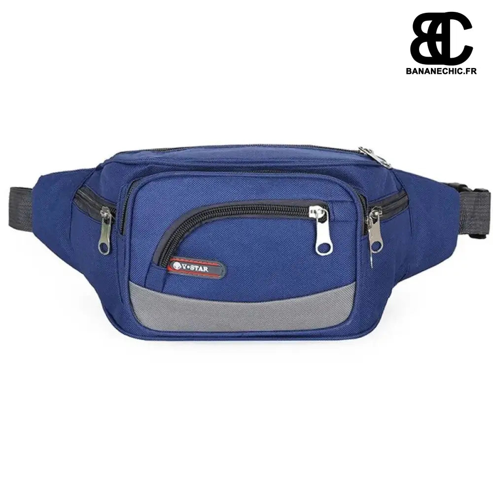 Sac banane sport orange en polyester - Bleu - banane -