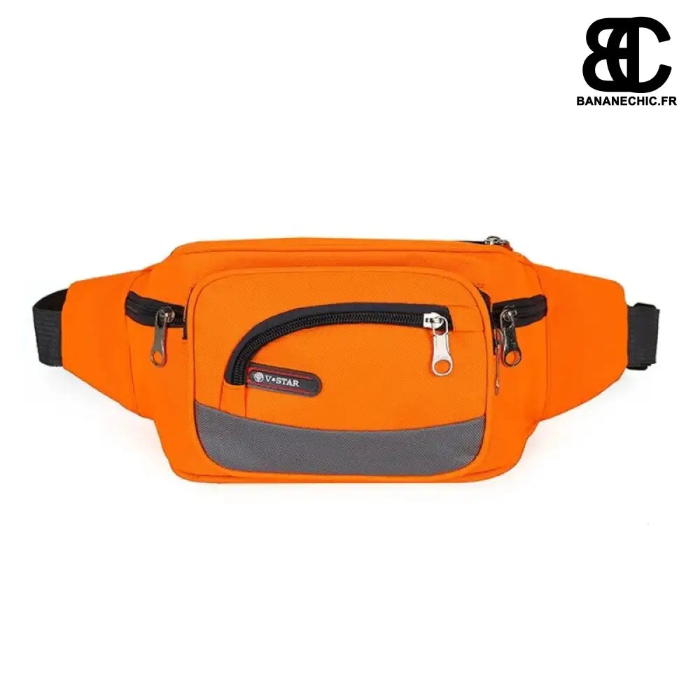 Sac banane sport orange en polyester - Orange - banane -