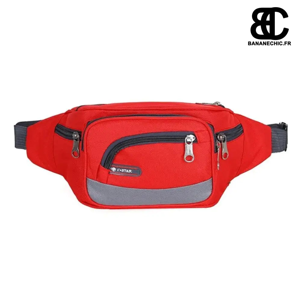 Sac banane sport orange en polyester - banane - Banane Chic