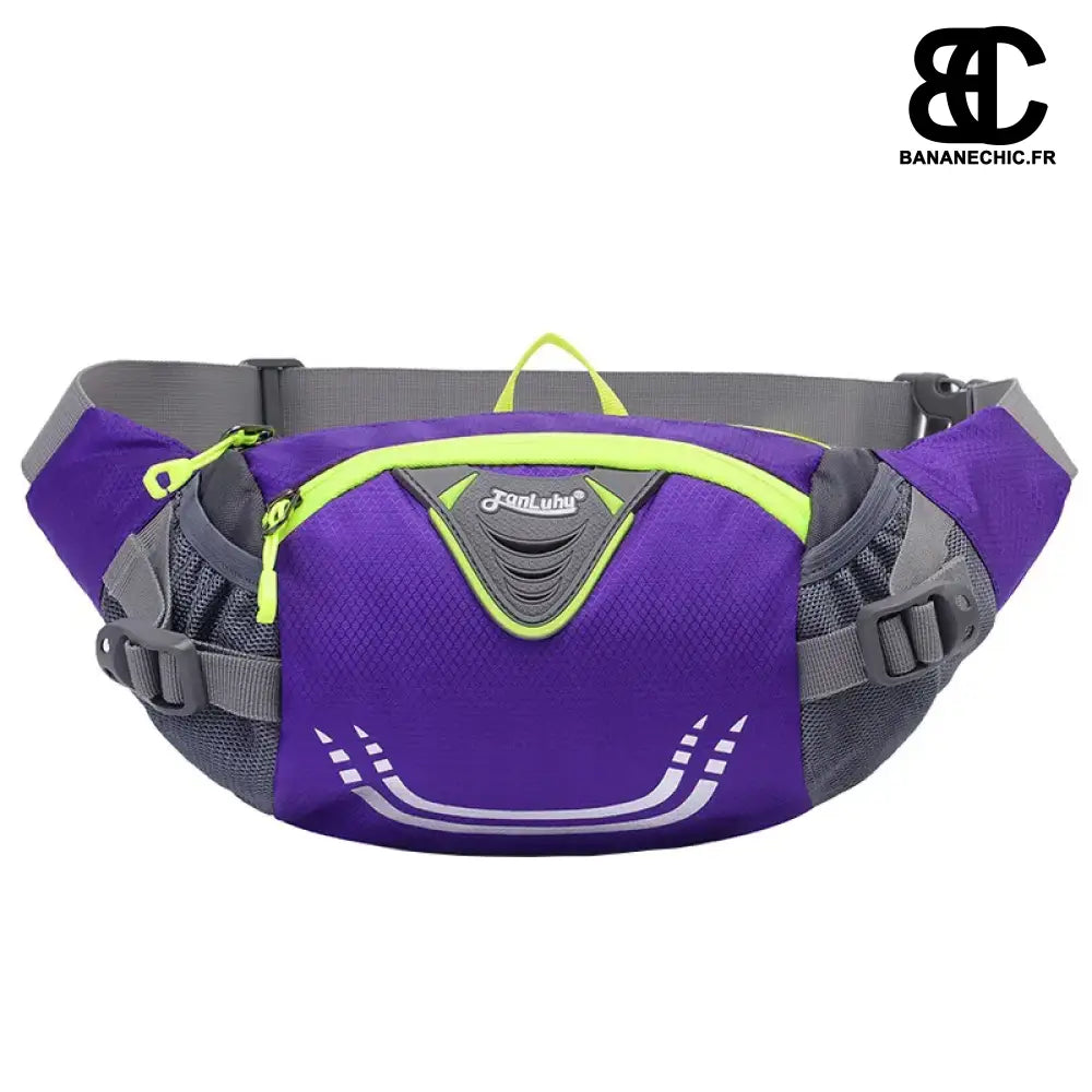 Sac banane sport vélo bleu multifonction - Violet - banane -