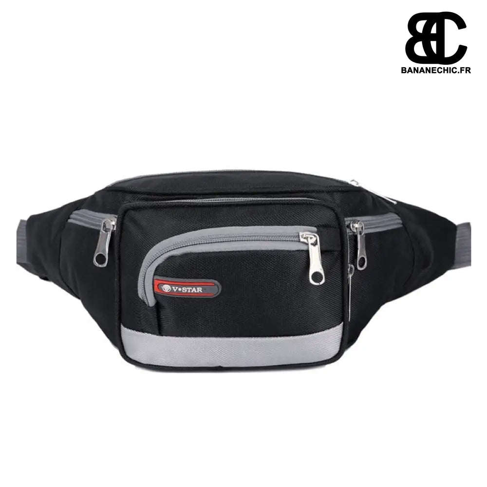 Sac banane sportif élégant - Noir - Banane - Banane Chic ™