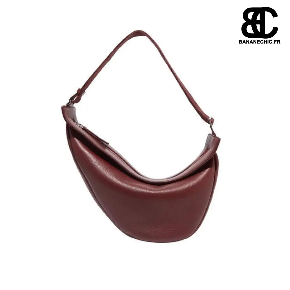Sac banane style bandoulière - Bordeaux - Banane - Banane