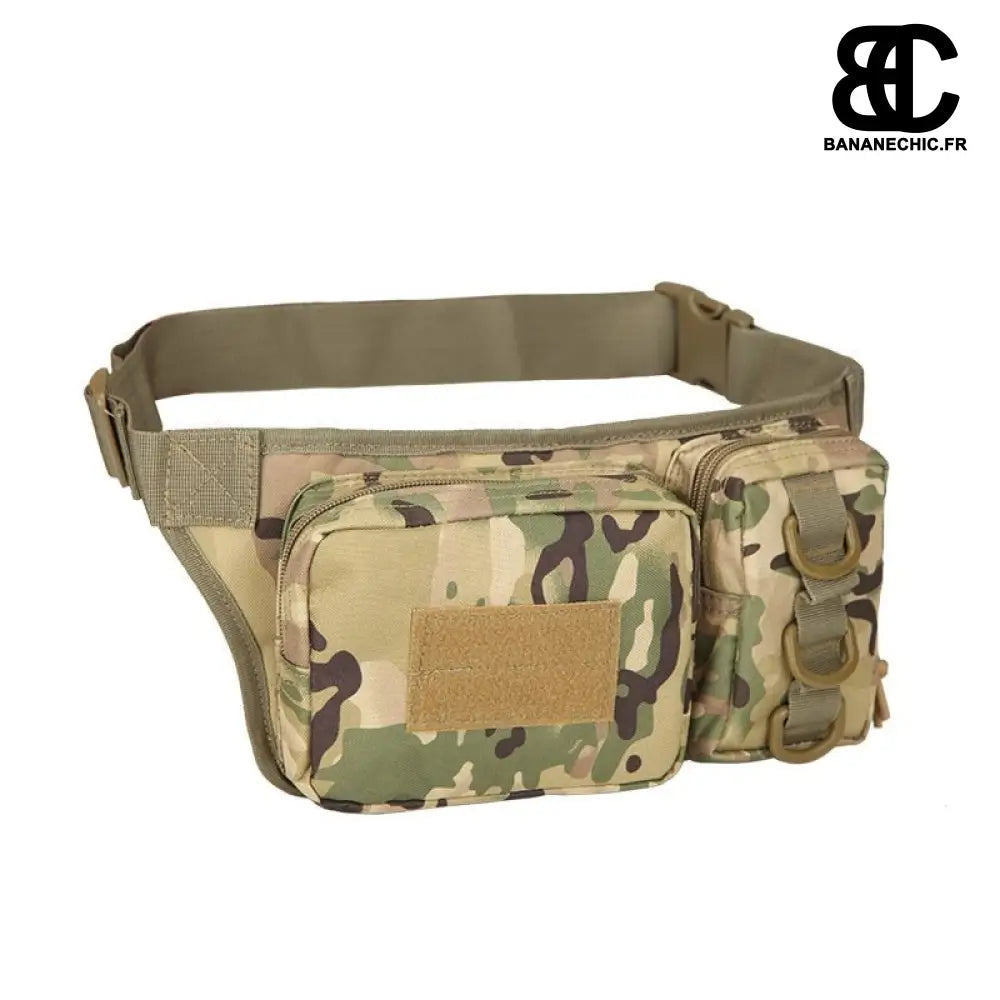 Sac banane tactique militaire multipoches - Camouflage