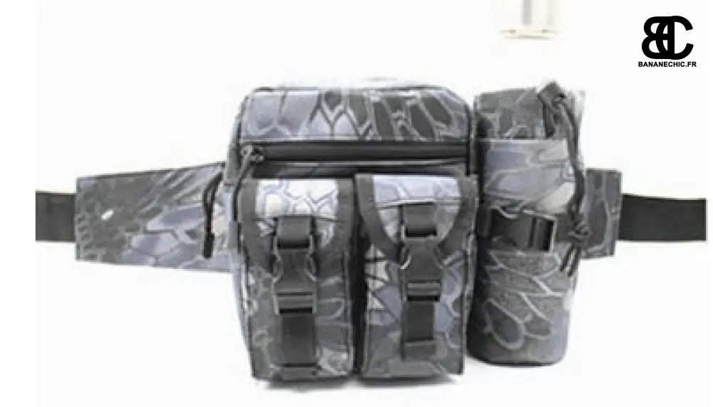 Sac banane tactique sport militaire - Camouflage gris -