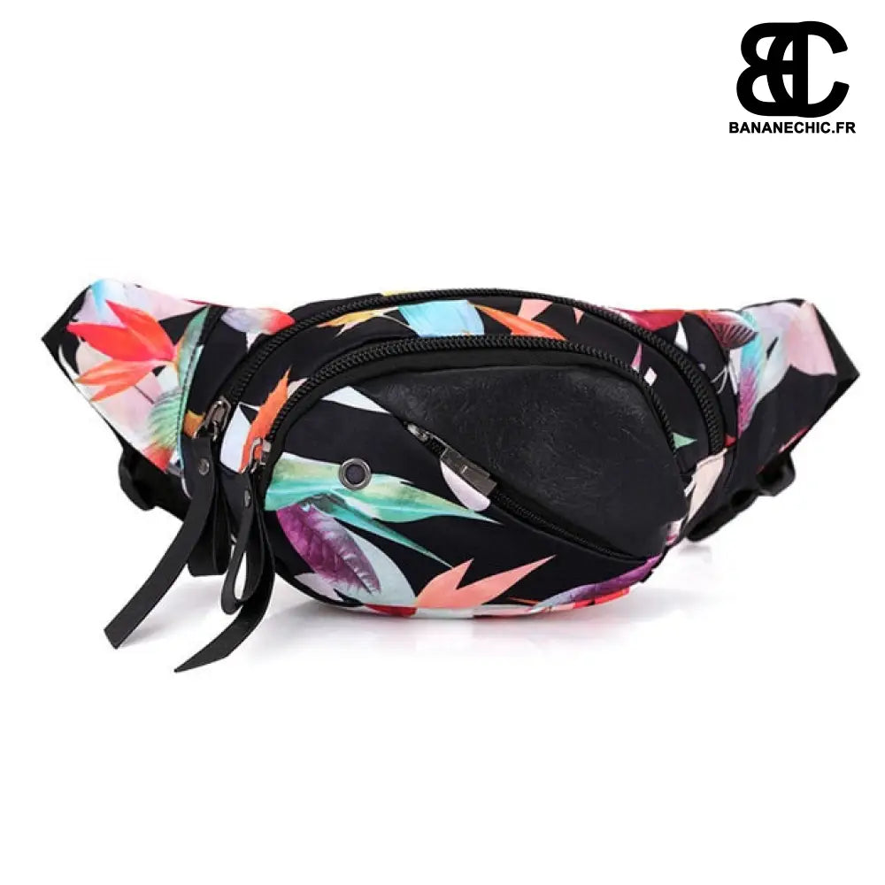 Sac banane tissu stylé - Bleu - Banane - Banane Chic ™