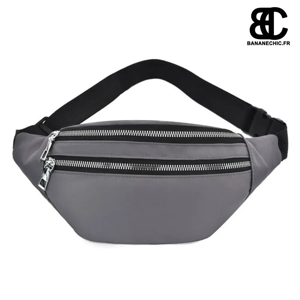 Sac banane violet intense - Gris - Banane - Banane Chic ™