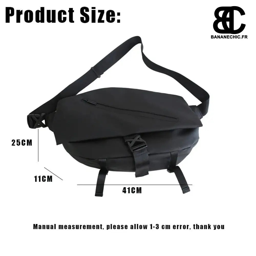 Sac bandoulière étanche oversized - banane - Banane Chic ™