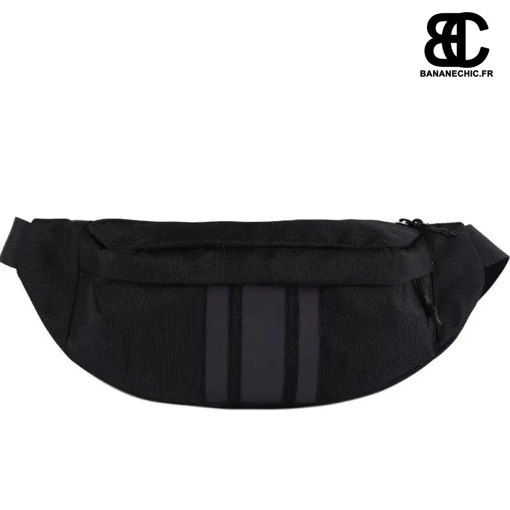 Sac bandoulière gris oversize - Black - banane - Banane Chic