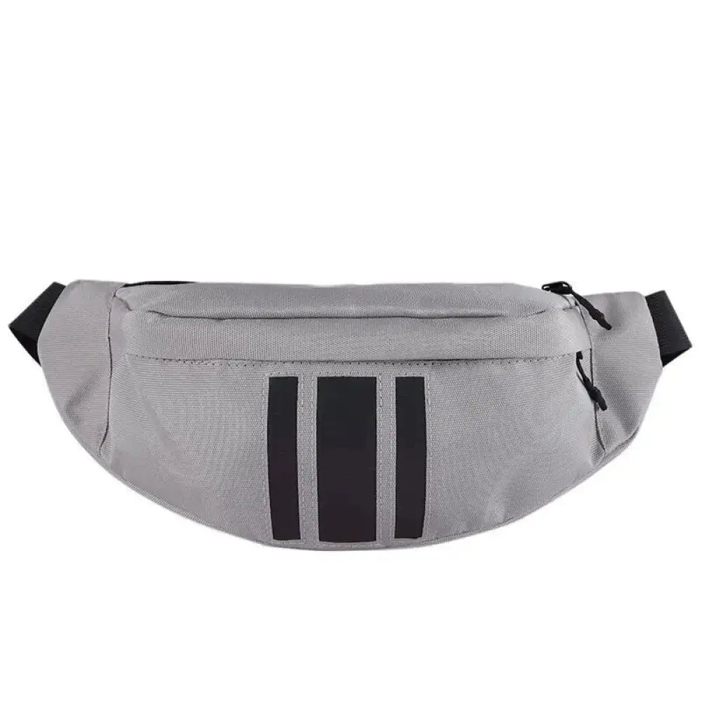 Sac bandoulière gris oversize - light grey - banane - Banane
