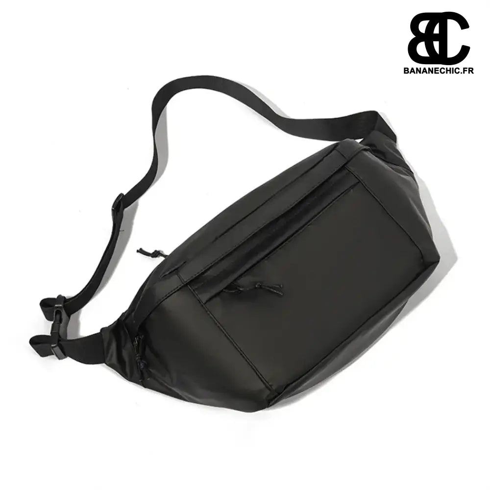 Sac bandoulière imperméable oversize - Black Bag /