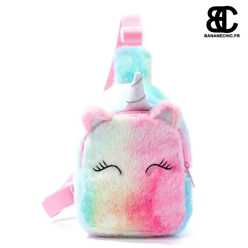 Sac bandoulière licorne bleue - Multicolor - banane - Banane