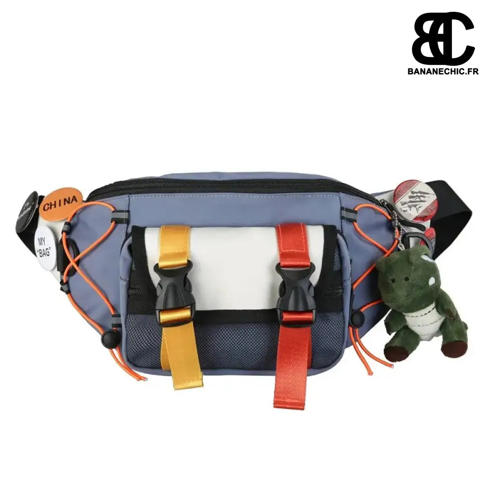 Sac bandoulière orange oversize - Blue - banane - Banane