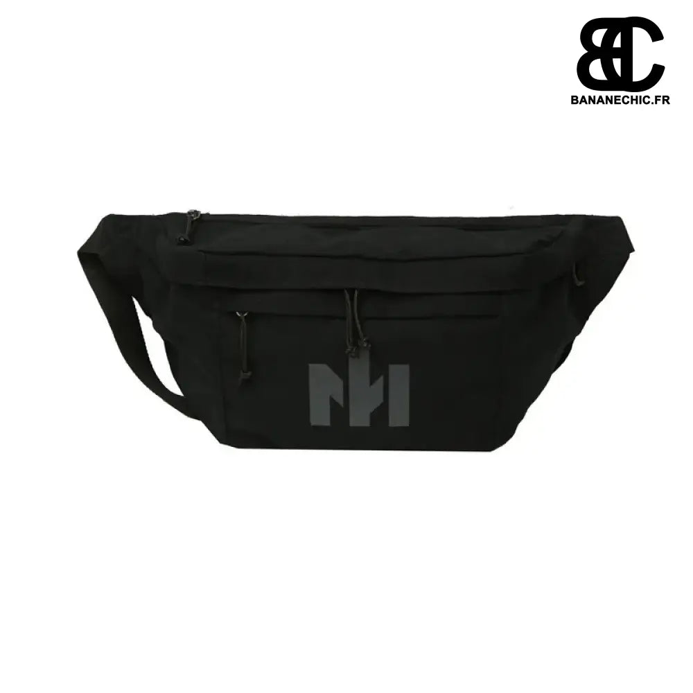 Sac bandoulière rouge oversize en cuir - banane - Banane