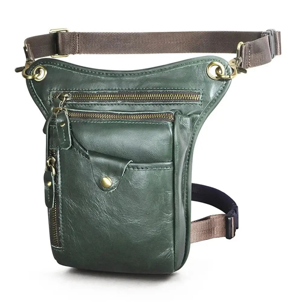 Sac jambe moto luxe vert - Vert - banane - Banane Chic ™