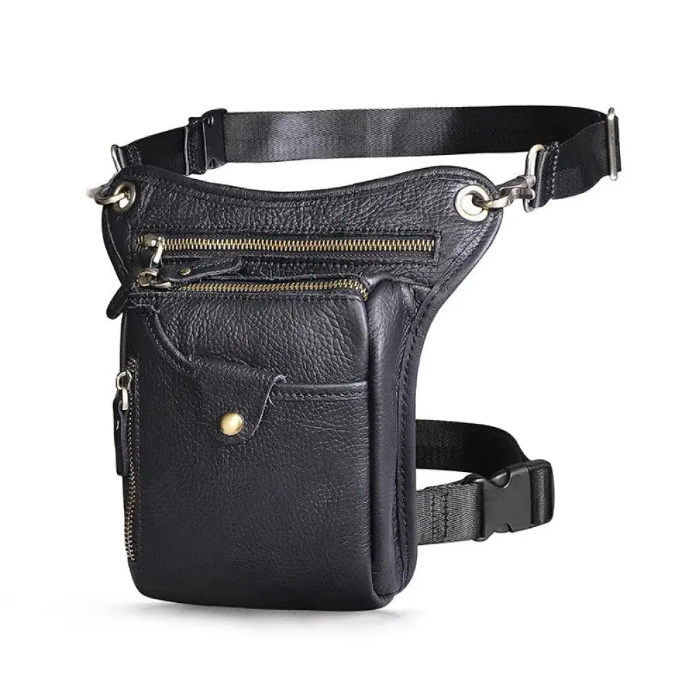 Sac jambe noir moto luxe - Noir - banane - Banane Chic ™