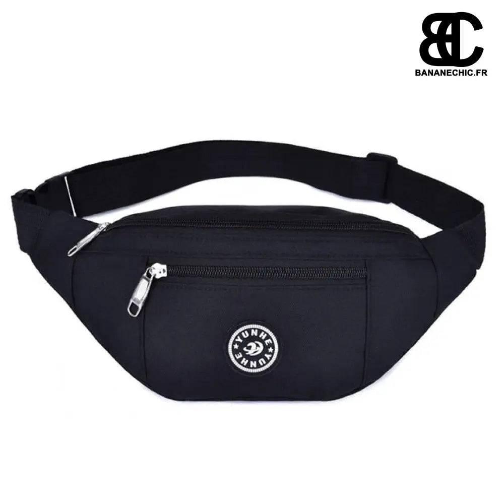 Sac sport banane stretch noir - Noir - Banane - Banane Chic