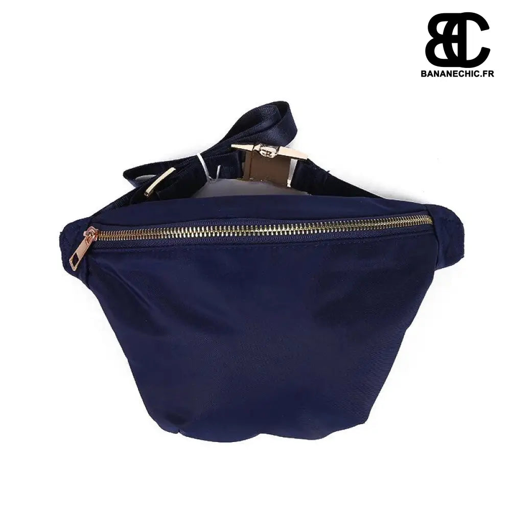 Sacoche banane femme fluo légère - Bleu marine - banane -