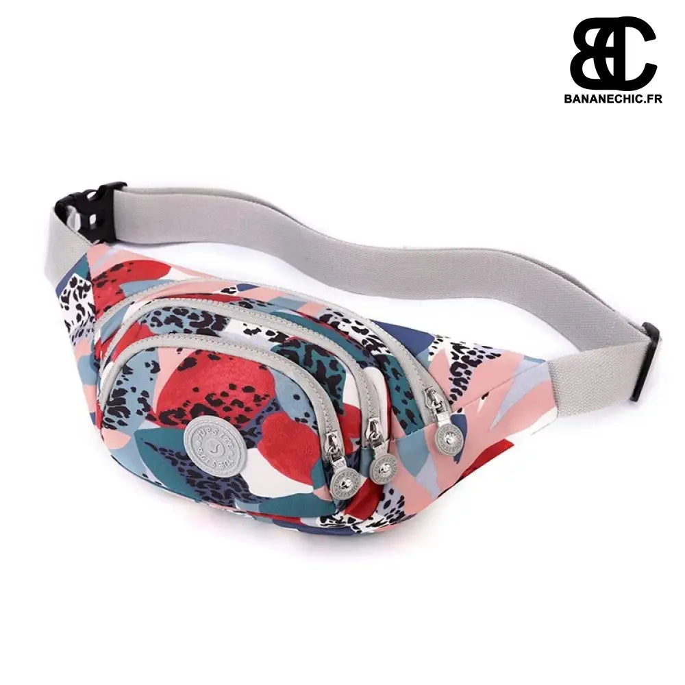 Sacoche Banane Imprimé Rétro Rose - banane - Banane Chic ™