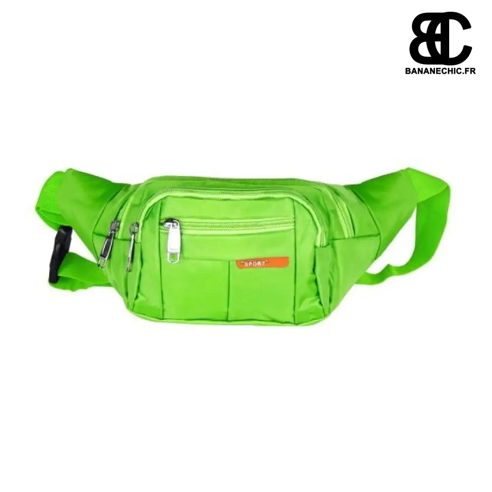 Sacoche banane sport intense couleurs - Vert - Banane -